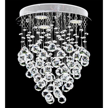 【大巨光】華麗風 附LED 8Wx3 水晶燈_吸頂燈-小(BM-50493)