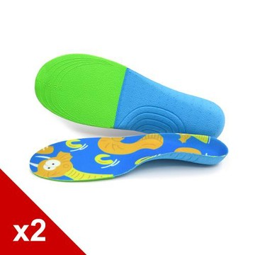 糊塗鞋匠 優質鞋材 C172 EVA硬式兒童足弓鞋墊 2雙