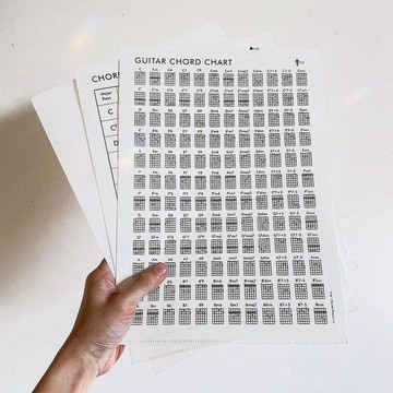 Guitar Player A4 L資料夾 吉他和弦表、烏克麗麗、鋼琴