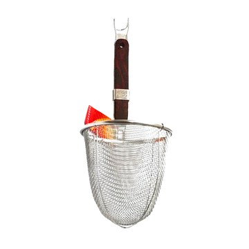 AOK 雙線麵切 大 木柄舒適好握 快速瀝水 多用途料理工具  1個