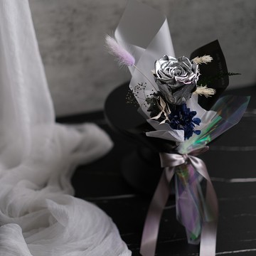 【銀河】永生花束 進口厄瓜多永生玫瑰