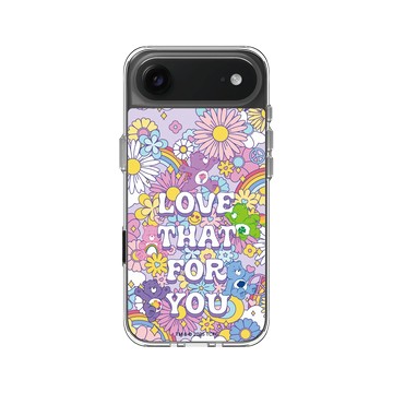 iPhone Air Clear Case（相機按鈕） 透明 - Care Bears - Love That For You
