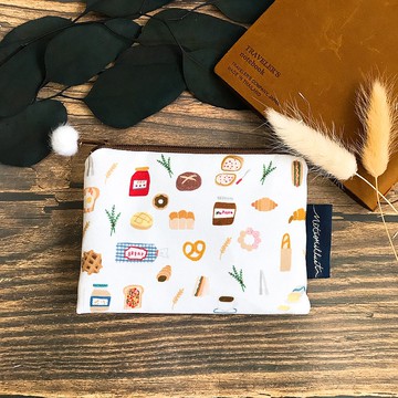 插畫零錢包-麵包 | Littdlework