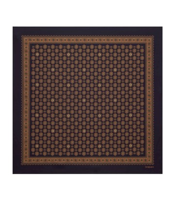 Saint Laurent Silk Medallion Print Scarf