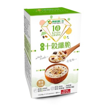 高纖十穀脆10g/12入(全素)  1010101 戶外 露營 登山 健行 休閒 即食 戰備防災