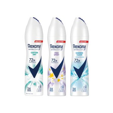 Rexona 蕊娜 官方直營 3倍制汗系列制汗止汗爽身噴霧135ml 2入組
