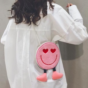 夏天小眾個性編織手機包斜挎小包女包包2024新款少女心可愛草編包