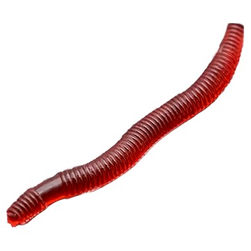 MR.BEE 海の蟲軟蟲 2.8吋 #02 紅色 釣魚路亞 擬餌  1個