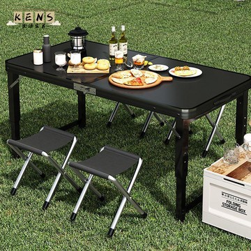 免運 戶外露營桌 露營桌椅組合 折疊蛋卷桌 野餐桌椅 沙灘桌椅 懶人桌 戶外折疊桌擺地攤全套折疊式桌子超輕便攜式露營桌椅簡易擺攤地攤