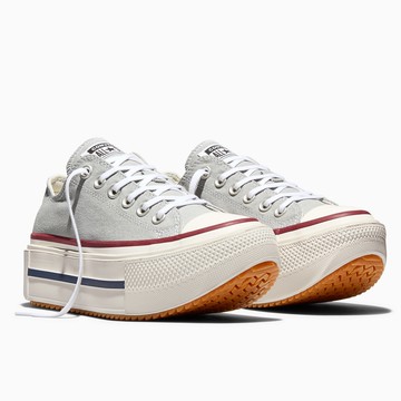 CONVERSE CTAS LIFT DOUBLE STACK OX GREY AREA 男女 休閒鞋 A16065C