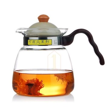 一屋窯耐熱玻璃 逸雅可愛壺 水壺 直火壺 花茶壺 FH-007P 800ML