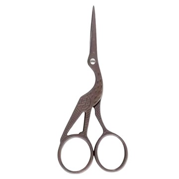 POSH Living 復古懷舊小剪刀 精巧外型 方便攜帶 收納 4 X 10CM  銅鶴  1支