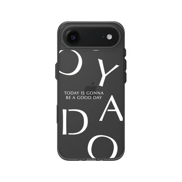 iPhone Air Clear (相機按鈕) 酷墨灰 - 好日曆 GOODAY (星期安有限公司) - 大好日子(白字款)