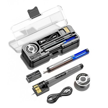 便攜式電動 USB 烙鐵多功能智能焊錫筆 260-420°C 焊接維修保養用溫度調節功能