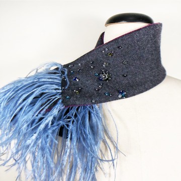 卡仕米羊毛圍巾 水晶圍巾 羽毛羊毛圍巾 保暖羊毛圍巾 情人節禮物