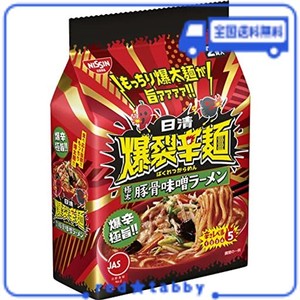 日清食品 日清爆裂辛麺 極太豚骨味噌ラーメン 2食パック(218G) ×9個