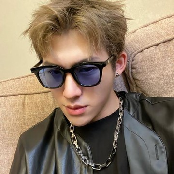 新款墨鏡韓版男士復古茶黃色網紅款街拍防紫外線太陽鏡女潮顯臉小