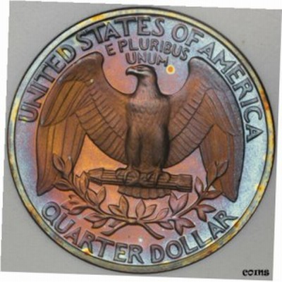 【品質保証書付】 アンティークコイン NGC PCGS 1979-S WASHINGTON QUARTER 25 CENTS PROOF AMAZING MULTI COLOR TONED APPEAL