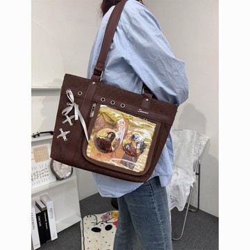 Bag House👜 痛包斜挎包2025新時尚大容量託特包簡約單肩包社畜百搭通懃包爆款