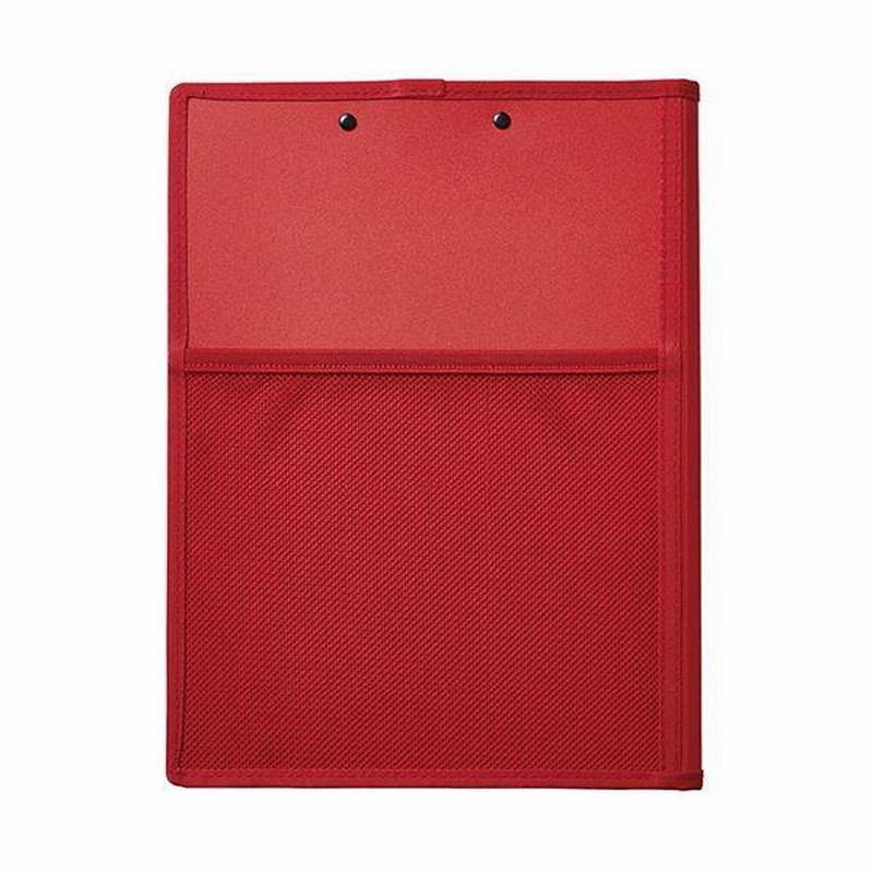 爆売り！ まとめ キングジム オールインクリップボード カバー付き A4タテ 赤 5995アカ 1セット 5枚