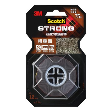 【史代新文具】3M V1203N 粗糙面 超強力雙面膠帶/粗糙面雙面膠帶