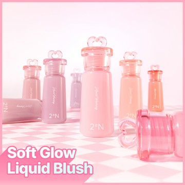 2aN Heart Wearing Liquid Cheek (9 Colors)