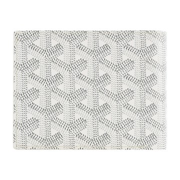 GOYARD VICTOIRE 塗料帆布八卡男用短夾-白 _廠商直送