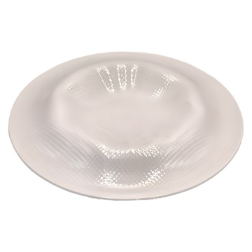 WANDU 瓦讀 陶瓷火山盤 4744 織白 簡約設計 適用多種料理  1個  10吋