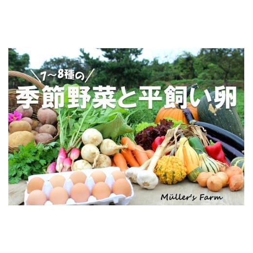 ふるさと納税 島根県 海士町 季節の野菜詰め合わせ（7〜8種）と平飼い卵セット！農薬不使用だから安心安全！