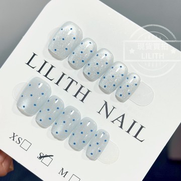 可隔日到貨！海鹽波點 猫眼穿戴甲 可拆卸顯白百搭 光療穿戴甲 美甲貼片 美甲穿戴甲  甲片 假指甲 指甲貼 韓國美甲