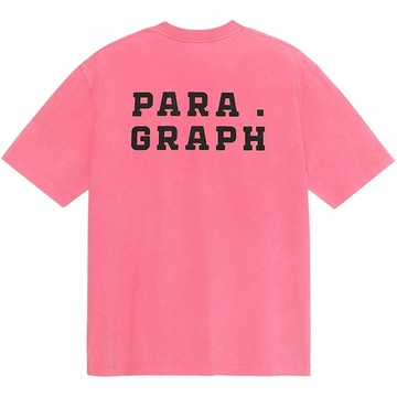【PARAGRAPH】26SS NO.083 BASIC PIGMENT DYED TEE 短T (水洗粉色)