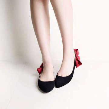 【零碼出清】涼鞋  平底鞋 低跟鞋 女鞋 蝴蝶結 綁帶-紅35【AAA2391】