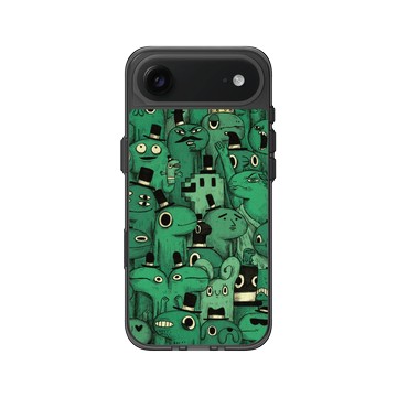 iPhone Air Clear (相機按鈕) 酷墨灰 - 怪奇事物所 Incrediville - 所長密集恐懼症