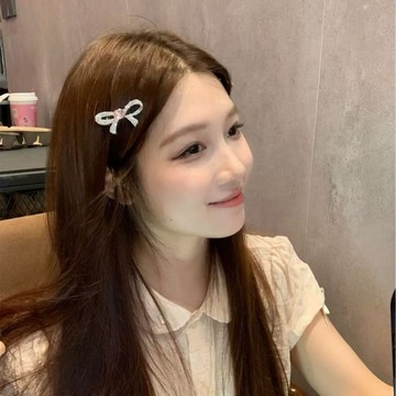 台灣現貨 滿鑽劉海夾 側邊髮夾 Z04 網紅髮夾 鑲鑽 一字夾 髮飾 鴨嘴夾 ♚Yu識美♚