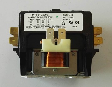 泰科 TYCO 3100-20Q6999 30A 線圈AC24V 繼電器 單相交流接觸器