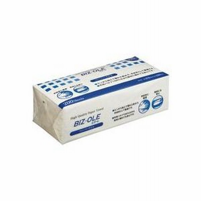 カルタス　ビズーレ　ペーパータオル（レギュラー）　２００枚／パック　１セット（５パック）