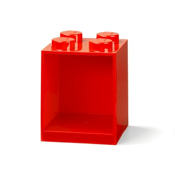 Room Copenhagen - LEGO樂高四凸置物架 (紅色)