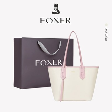 FOXER 女士手提包時尚休閒單肩包大容量女士手提包