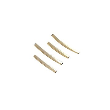 宏雲Hongyun-Ala-14K包金保色方形彎管手工串珠方管配件diy穿手鏈項鍊手作飾品資料