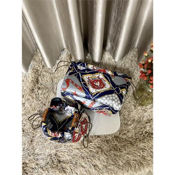 十A化妝收納包袋H家鉑金菜籃子琳迪抽繩內膽包中包絲綢雜物內襯袋