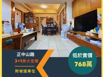 【中山市場旁】太平運動中心3+1房附車位｜台中市太平區中山路二段