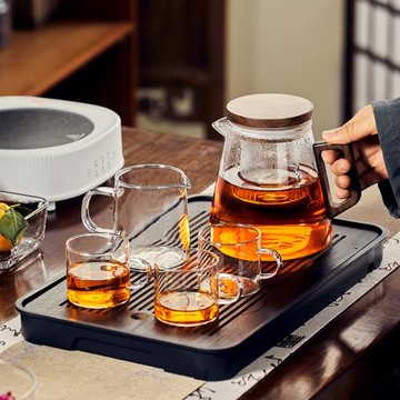 玻璃茶壺泡茶家用耐高溫單壺過濾泡茶神器辦公室泡花茶壺茶具套裝