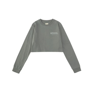 A[S]USL REFLECTIVE LOGO CROPPED LONG TEE / ASUSL 日系 短版長袖
