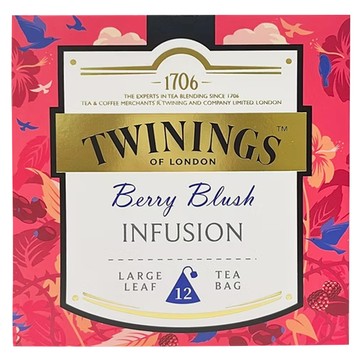 TWININGS 唐寧茶 鉑金系列 胭脂莓果茶  2.5g  12包  1盒