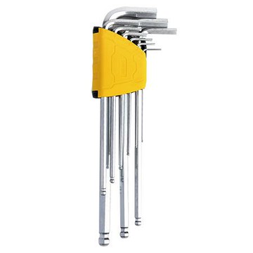 得力Deli工具-六角扳手組/EDL3090/1.5-10mm/9支裝