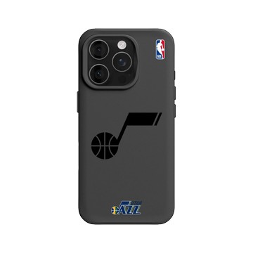 iPhone 16 Pro SolidX 黑 - NBA - B&W-猶他爵士 Utah Jazz B&W - Dark