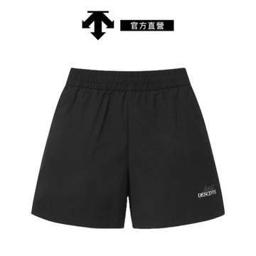 【DESCENTE】迪桑特 女士 彈性運動短褲 (黑色)