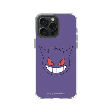 iPhone 15 Pro Max Clear 透明 - 寶可夢 Pokemon - 大臉系列-耿鬼
