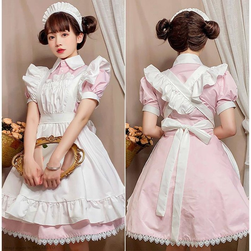 Malymoon メイド服 ピンク Malymoon メイド服 ピンク/黒 舞々悪魔 まい