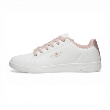 FILA 休閒鞋 BIANCO 白粉 復古 皮革 小白鞋 女 5C336A177